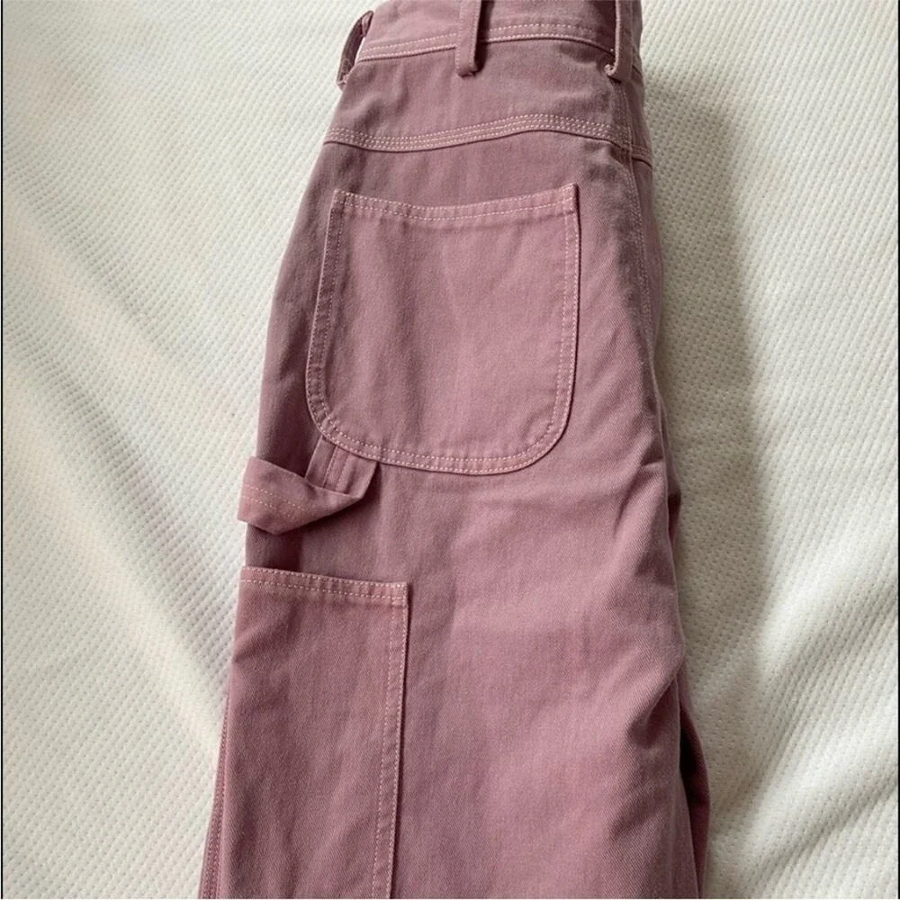 No. 6 Store Purple Pink Jackson Carpenter Pants Classic Casual Hipster 0